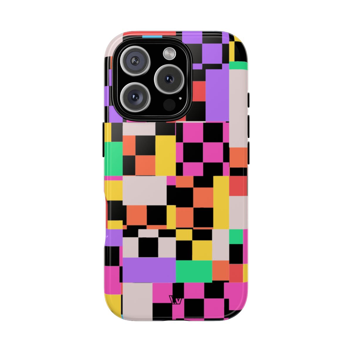 Mashed Up Checkerboard Tough Phone Case