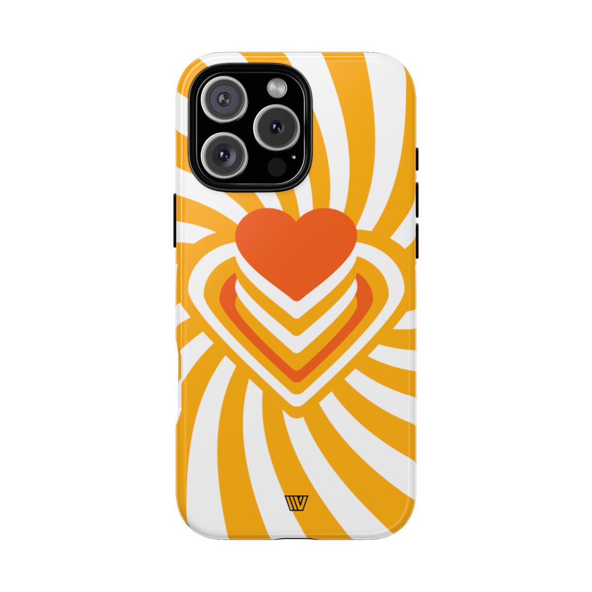 Tough Impact-Resistant Phone Case HEART RAY STACK