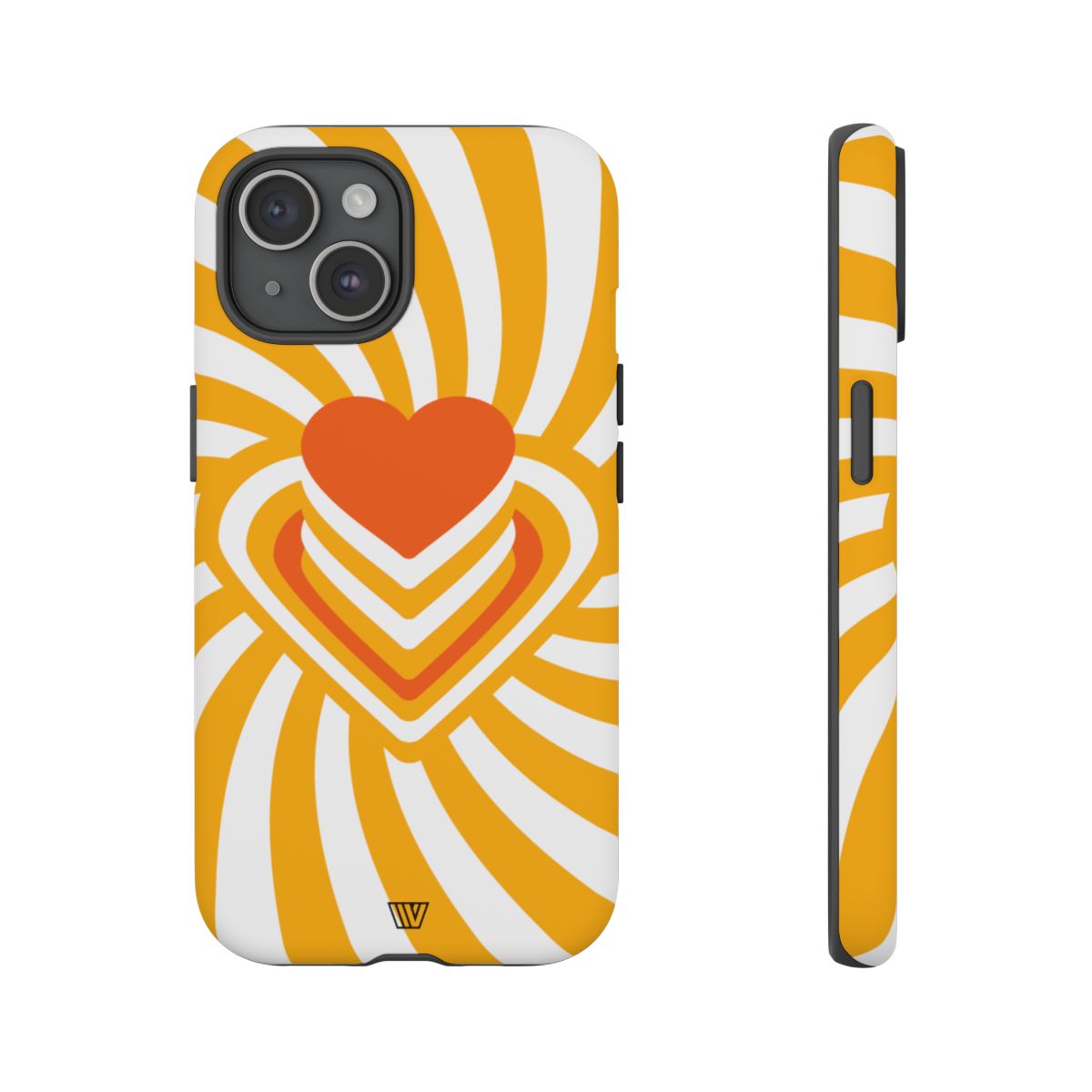 Tough Impact-Resistant Phone Case HEART RAY STACK