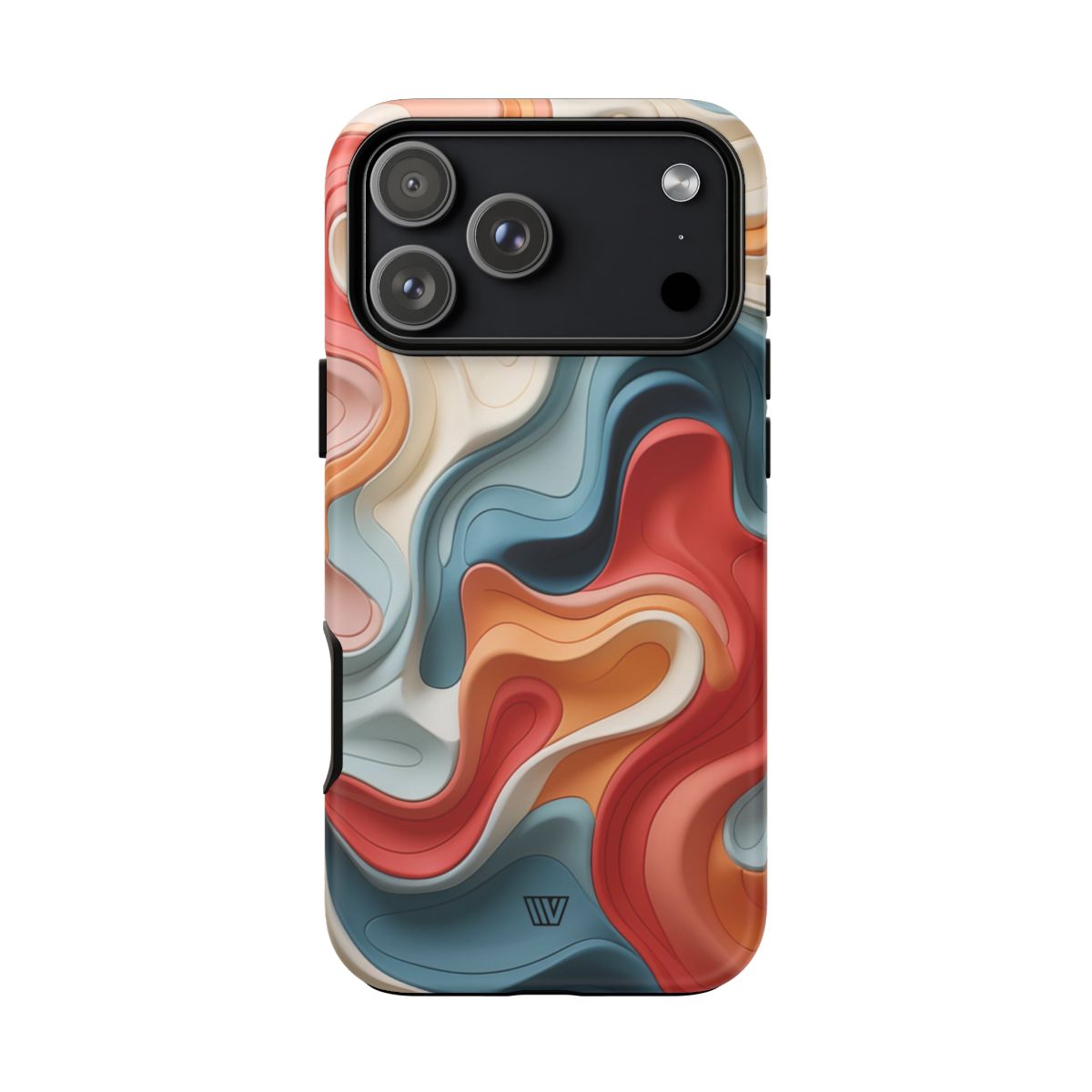 3D Colorful Clay Tough Phone Case