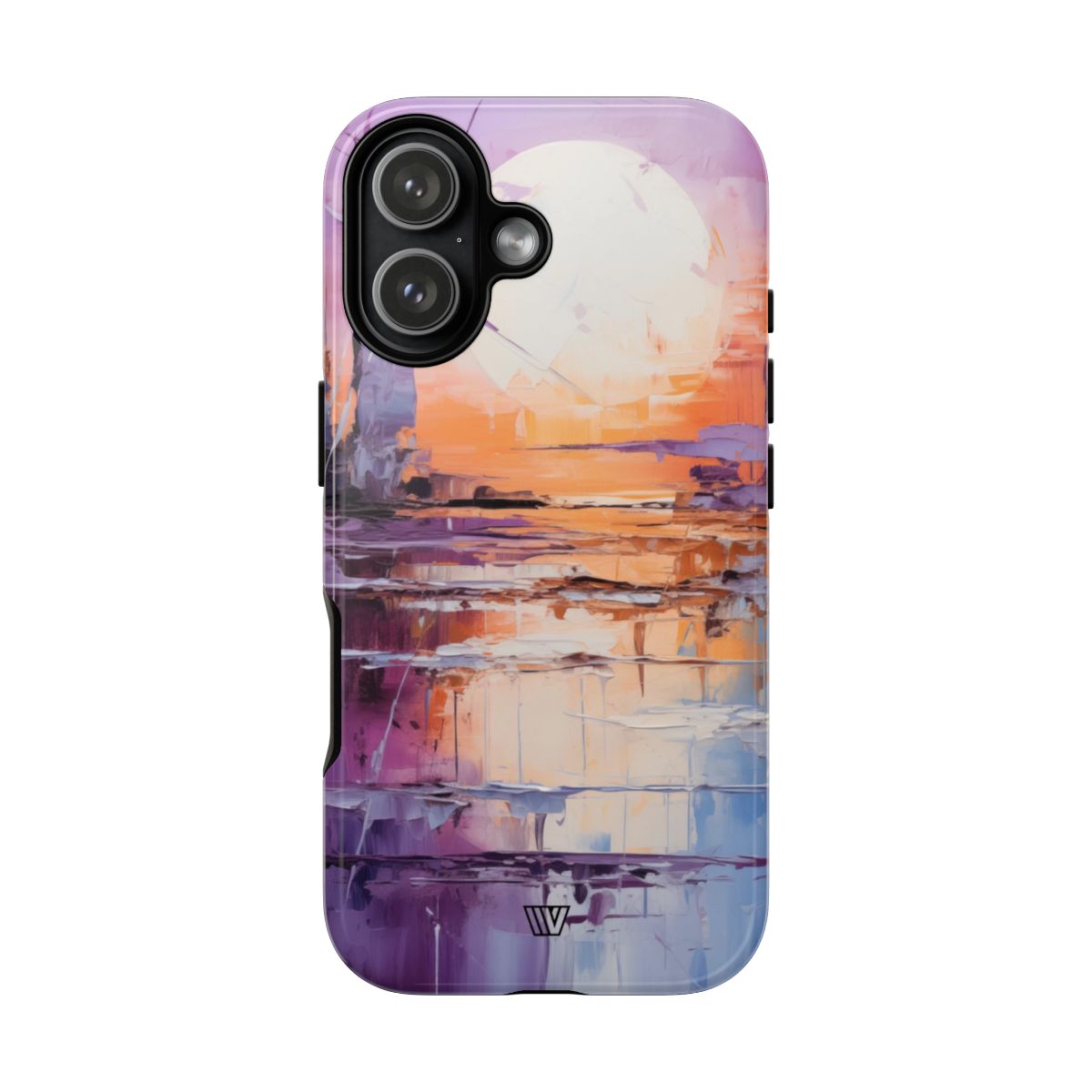 Acrylic Sunset Tough Phone Case Dual-Layer Protection