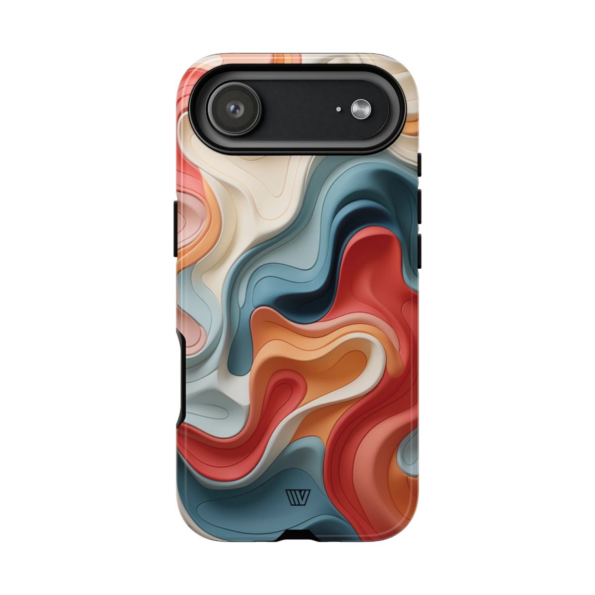 3D Colorful Clay Tough Phone Case