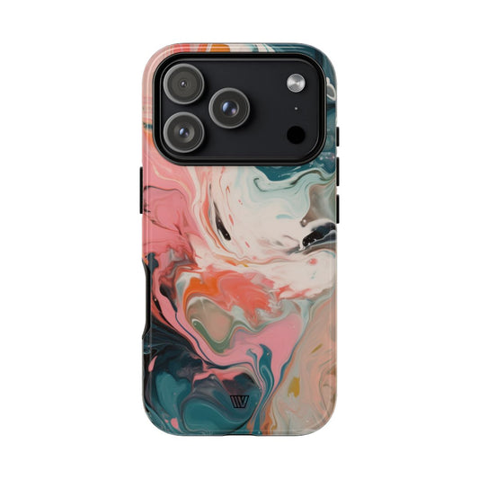 Pastel Paint Swirl Tough Phone Case