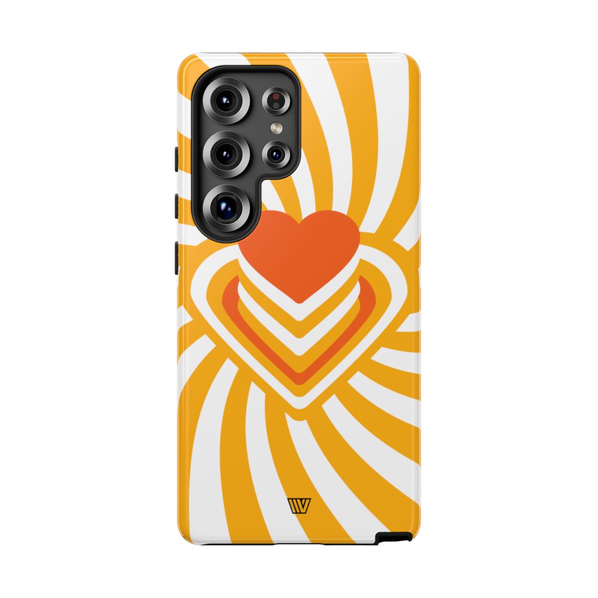 Tough Impact-Resistant Phone Case HEART RAY STACK