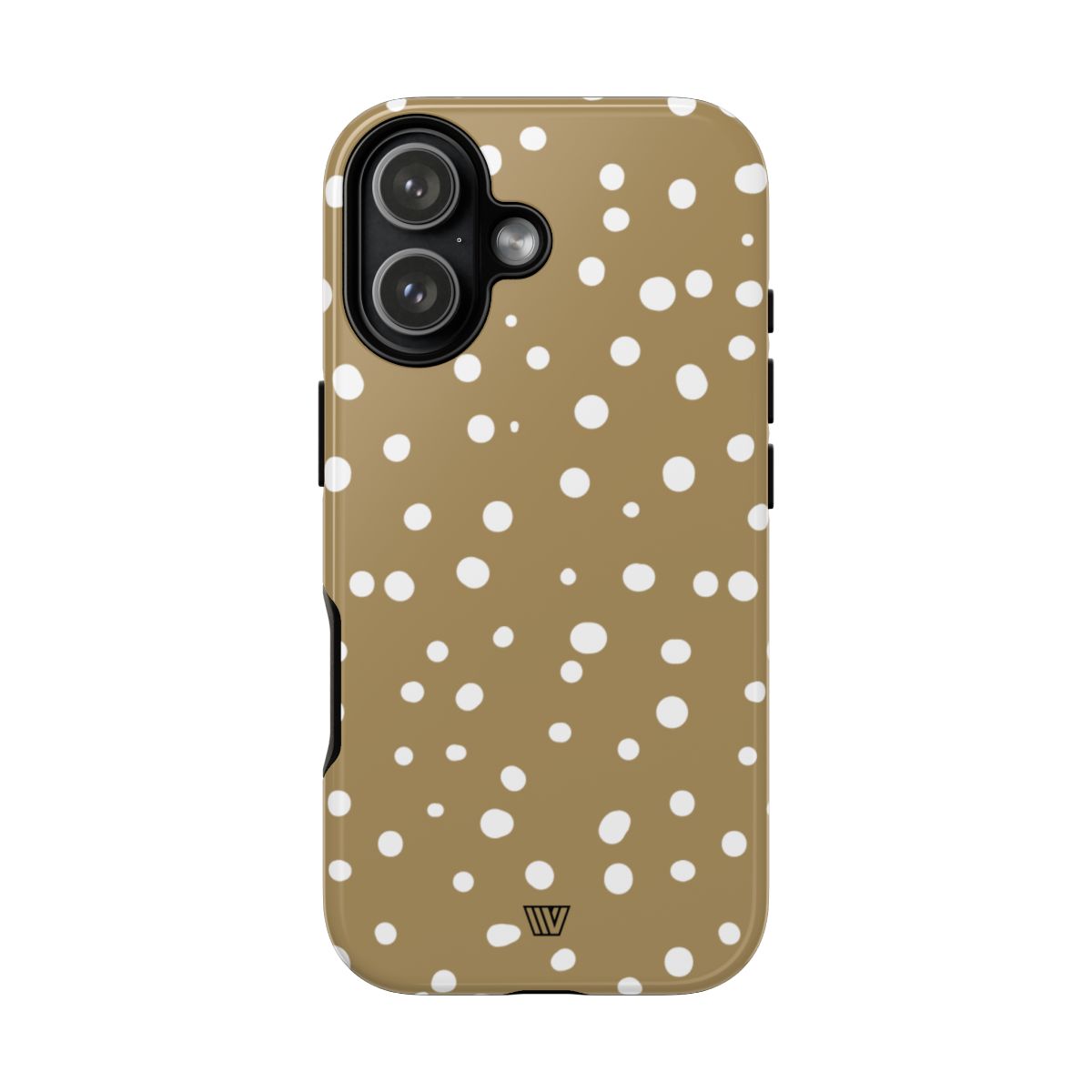 Dark Beige Dots Tough Phone Case