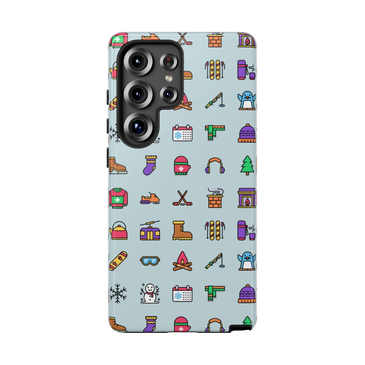 Tough Phone Case Dual-Layer Protective WINTER ICONS