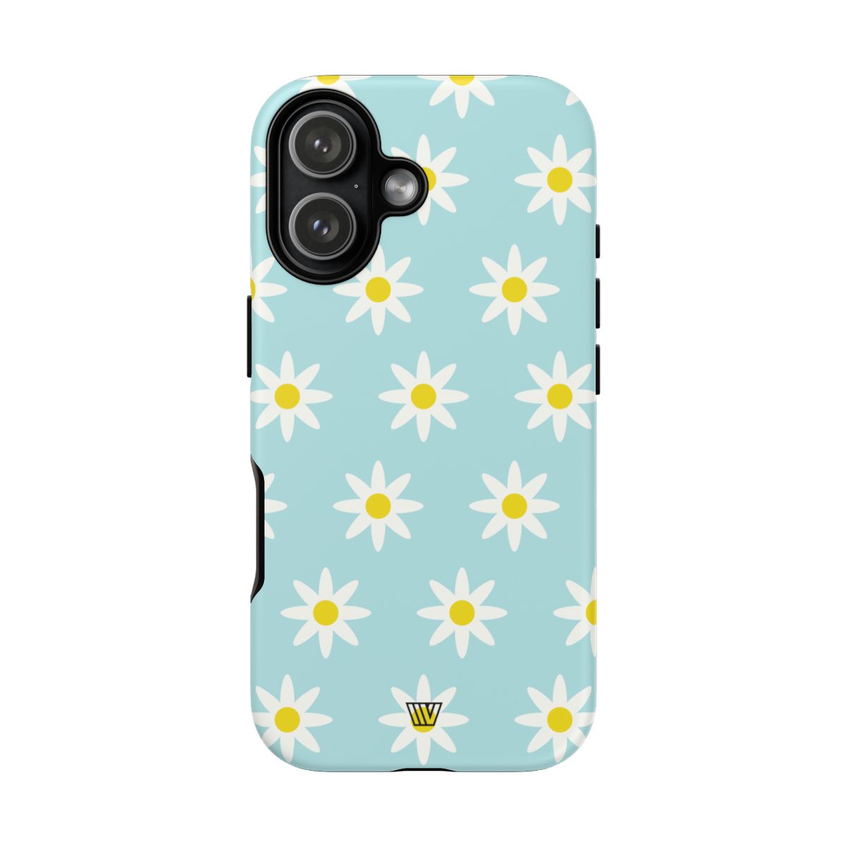 Tough Phone Case Dual Layer Impact Resistant DOODLE DAISY