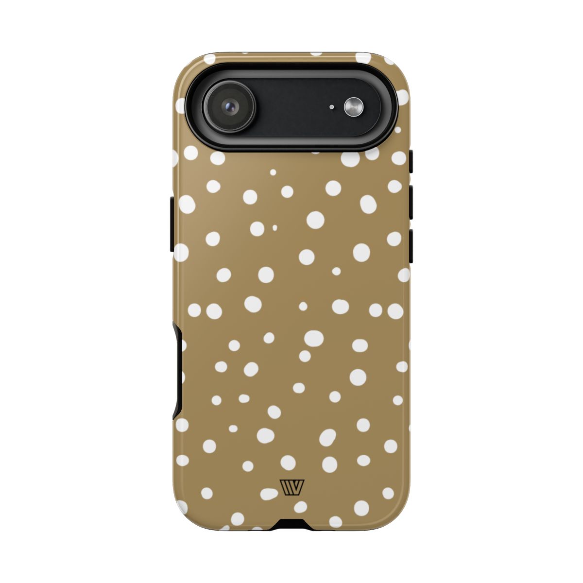 Dark Beige Dots Tough Phone Case