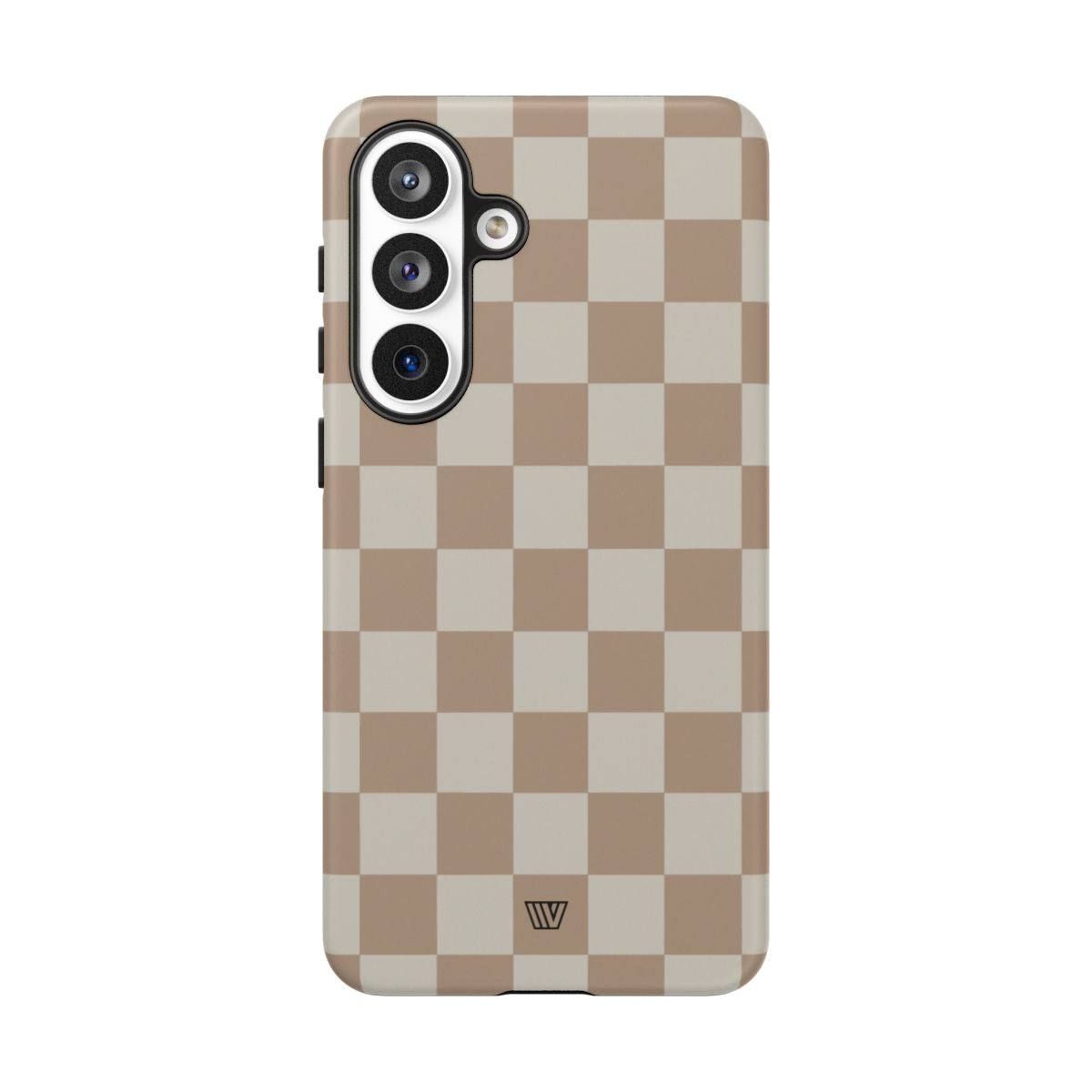 Checkerboard Tough Phone Case Dual-Layer Protection NEUTRAL