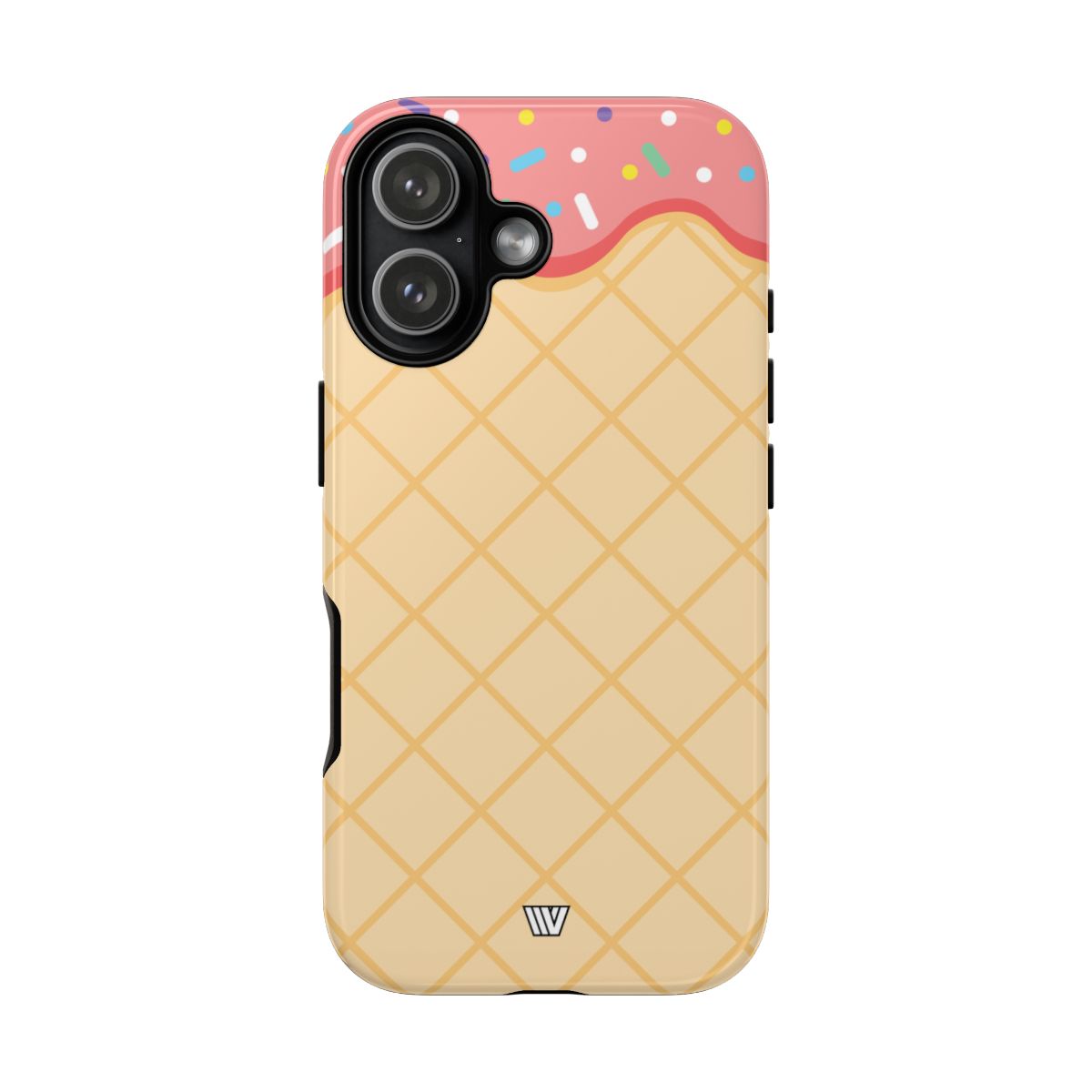 Ice Cream Cone Tough Phone Case Dual-Layer Protection