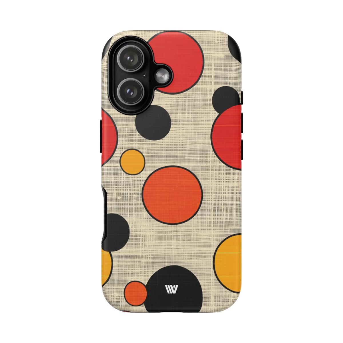 Tough Phone Case Mid-Century Dots Protective Cover