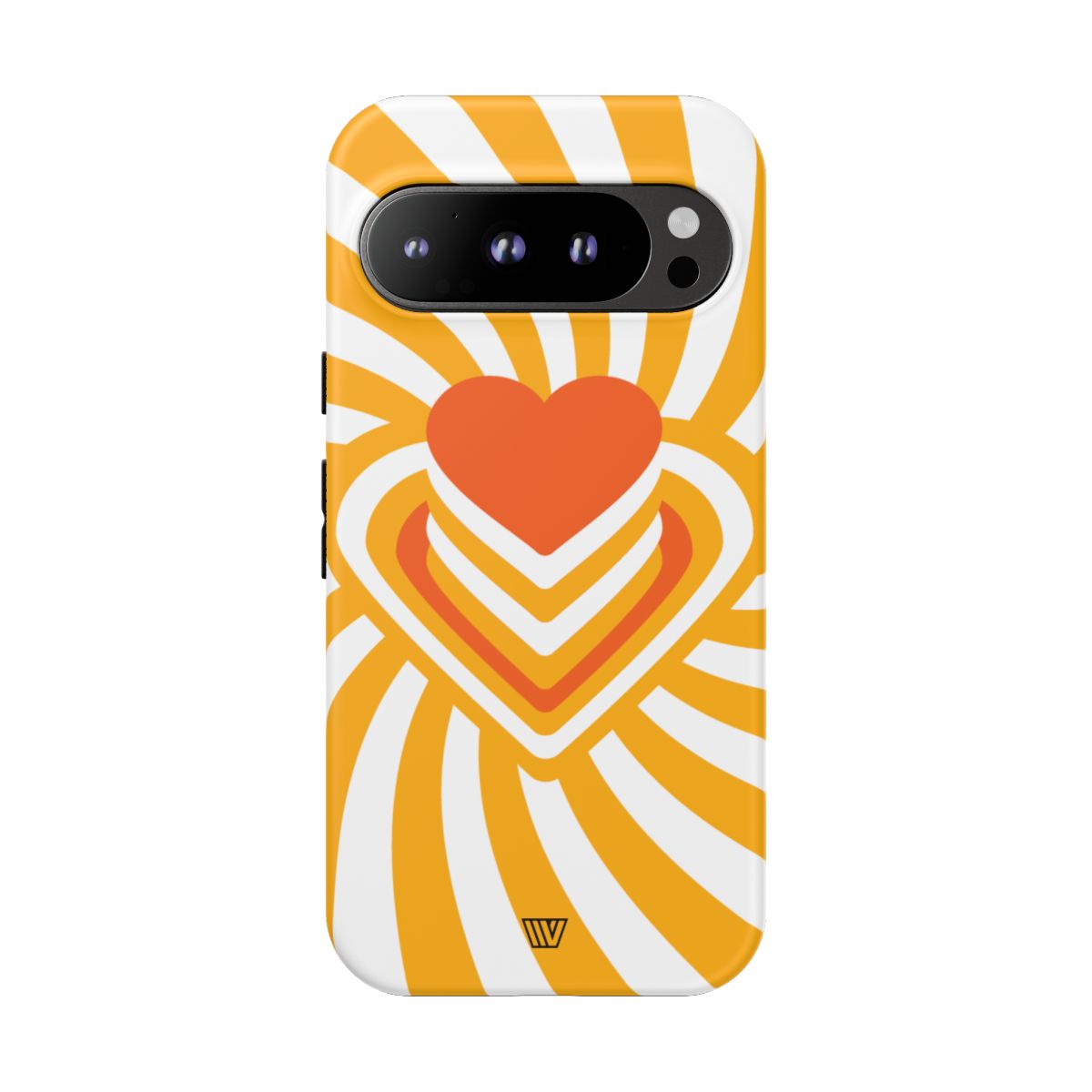 Tough Impact-Resistant Phone Case HEART RAY STACK