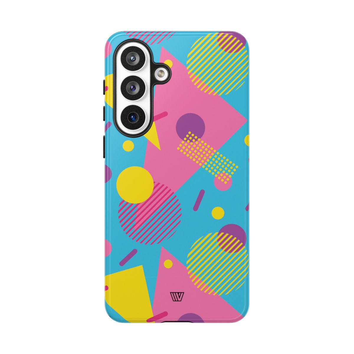 Retro Pattern Light Blue Tough Phone Case