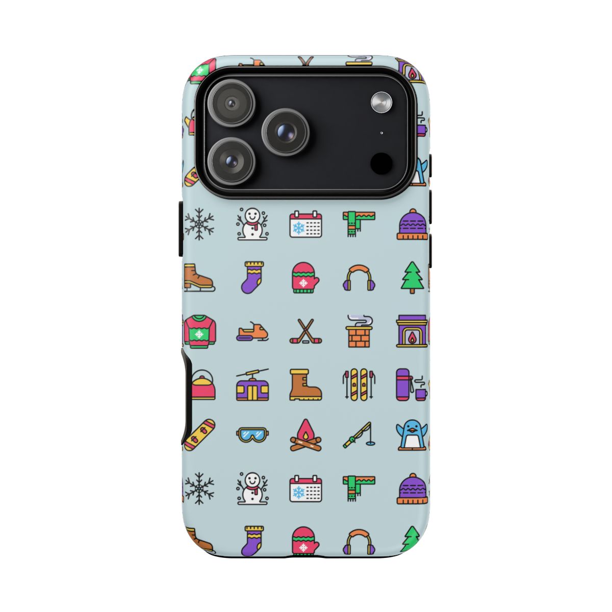 Tough Phone Case Dual-Layer Protective WINTER ICONS