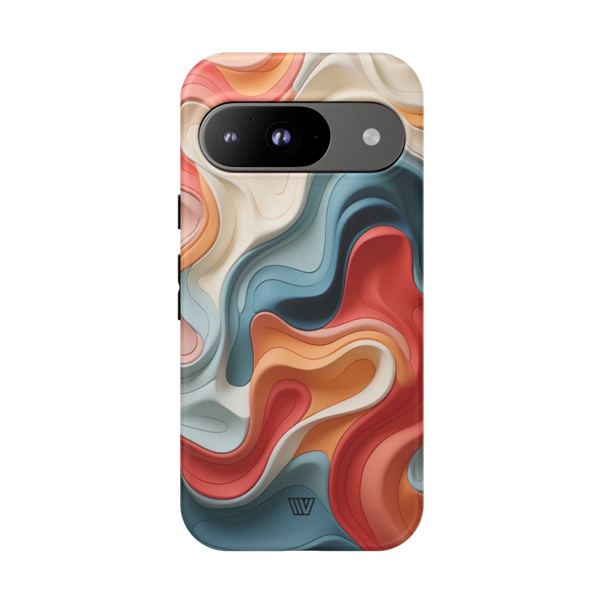 3D Colorful Clay Tough Phone Case
