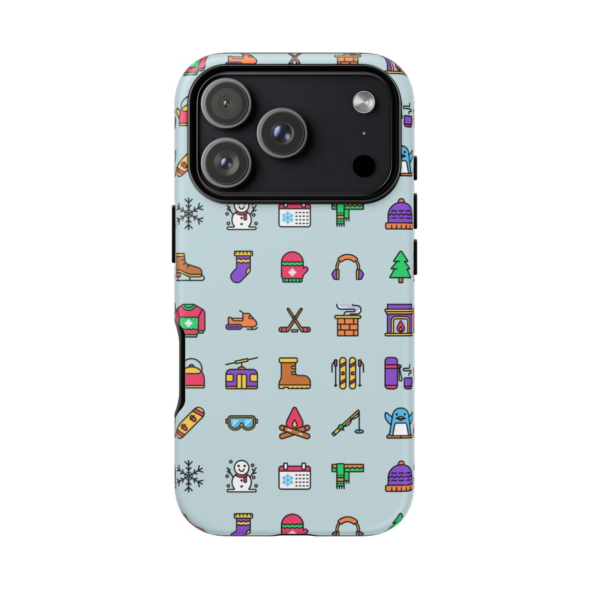 Tough Phone Case Dual-Layer Protective WINTER ICONS