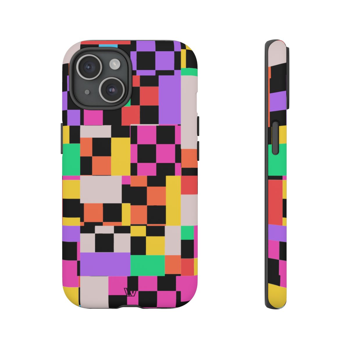 Mashed Up Checkerboard Tough Phone Case