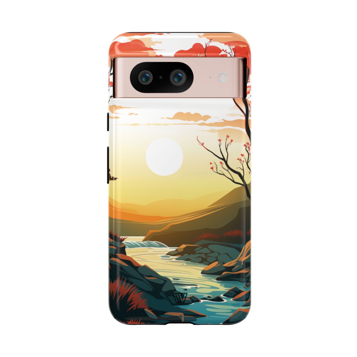 Tough Phone Case Dual-Layer Protection RIVER SUNSET