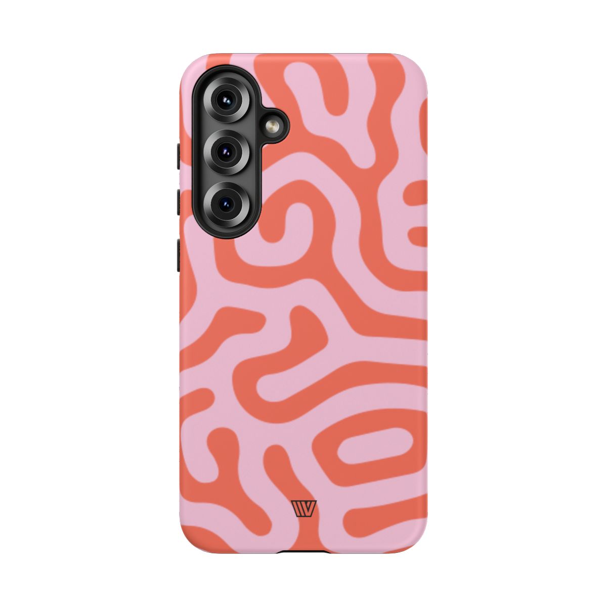 Tough Phone Case Dual-Layer Protection CORAL ORGANIC LINES