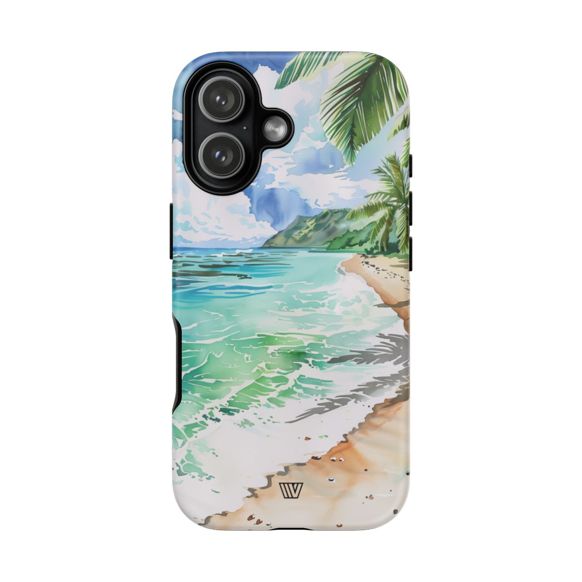 Watercolor Beach Tough Phone Case