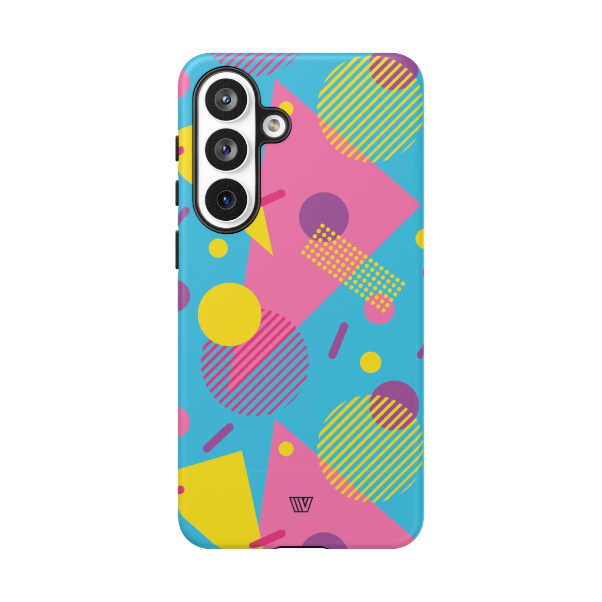 Retro Pattern Light Blue Tough Phone Case