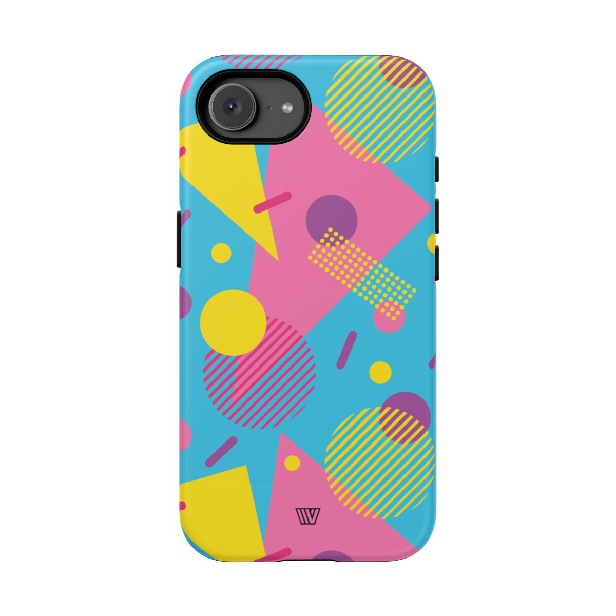 Retro Pattern Light Blue Tough Phone Case