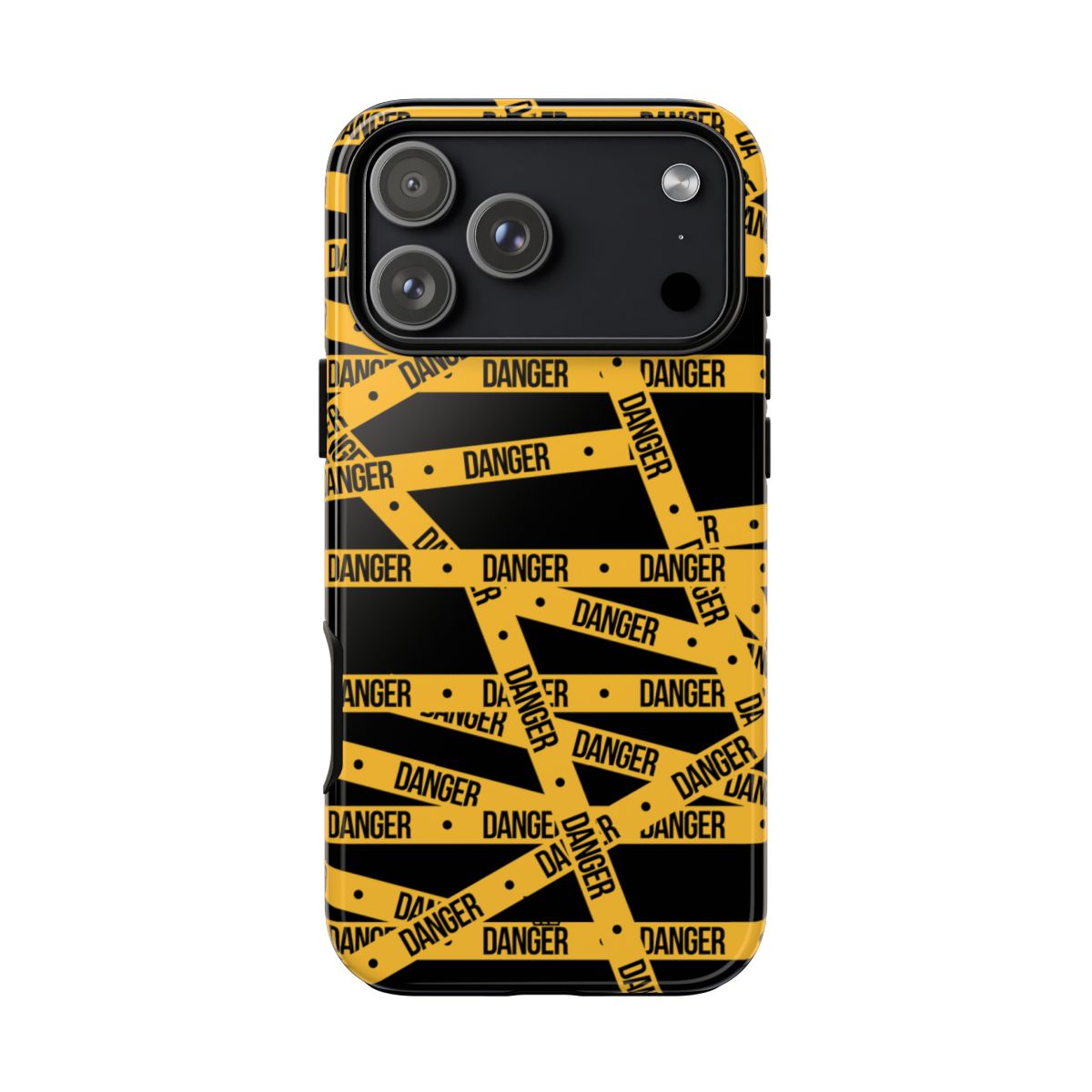 Tough Impact-Resistant Phone Case DANGER TAPE