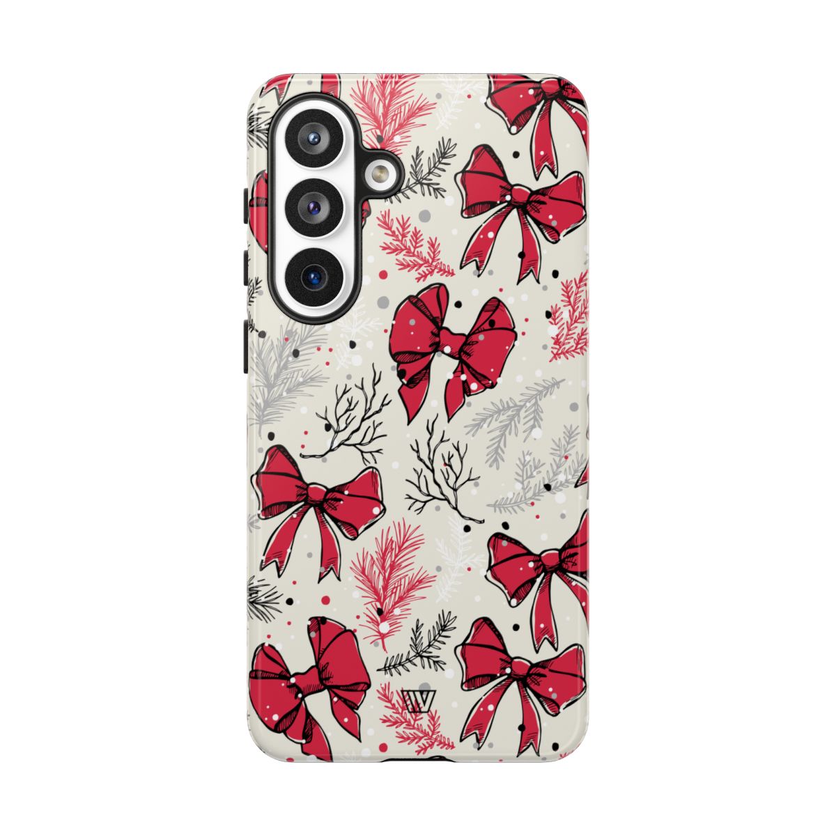 Tough Phone Case Impact-Resistant Dual Layer WINTER BOWS