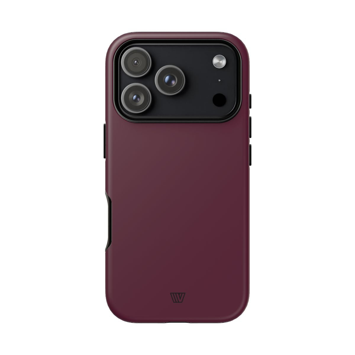 Tough Phone Case Wine Berry Protective Dual-Layer Polycarbonate Shell