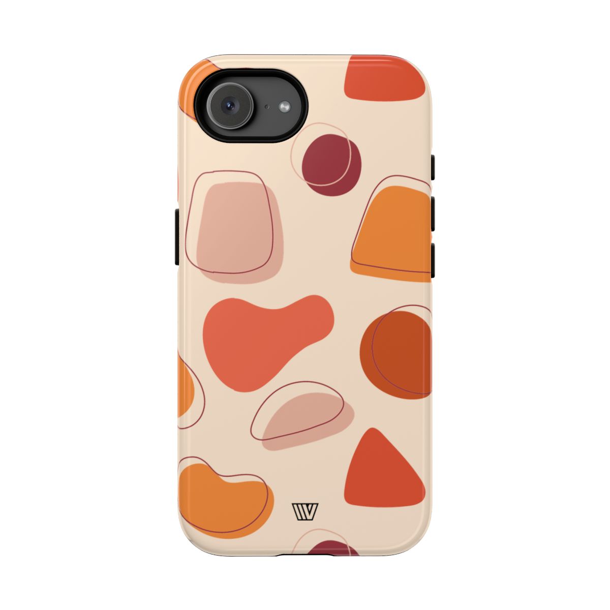 Tough Impact-Resistant Phone Case with Dual Layer WARM SHAPES