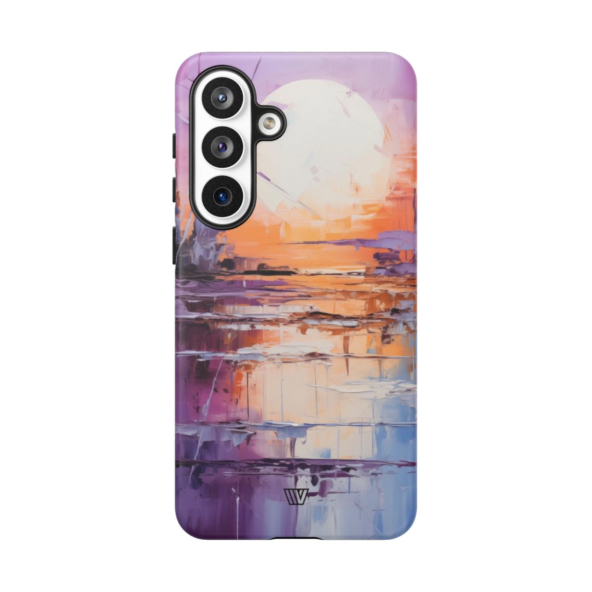Acrylic Sunset Tough Phone Case Dual-Layer Protection
