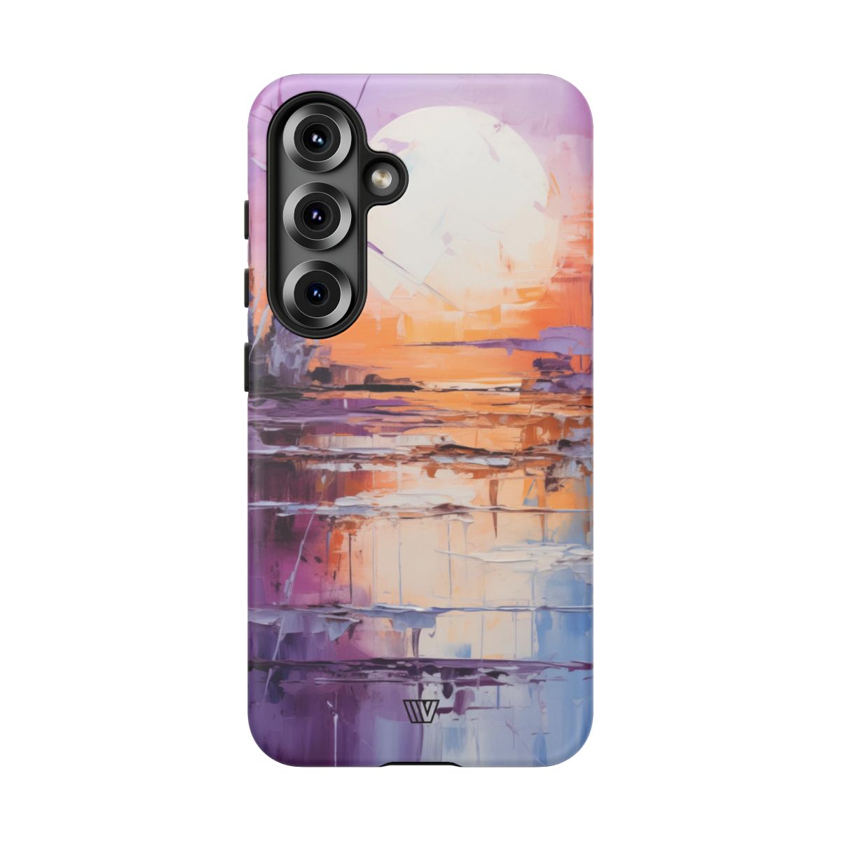 Acrylic Sunset Tough Phone Case Dual-Layer Protection