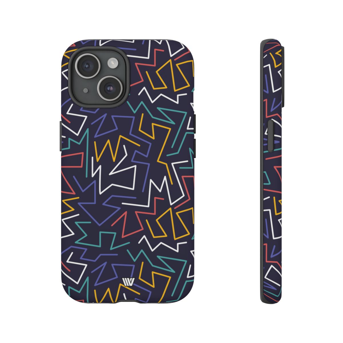 Tough Impact Resistant Phone Case ZIGZAG NIGHT