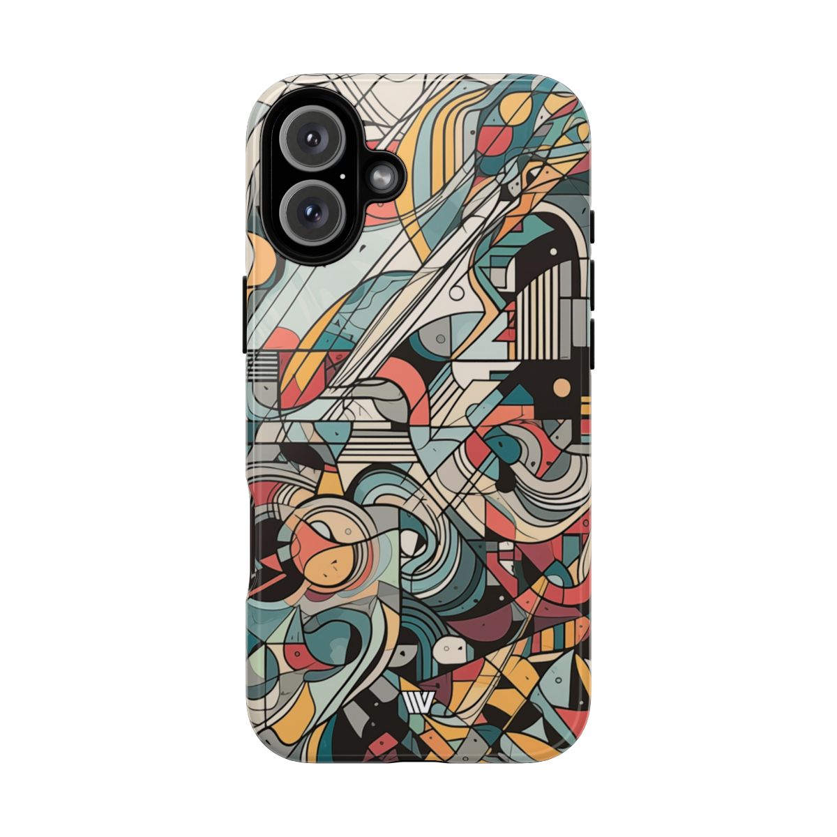 Abstract Doodle #2 Impact-Resistant Tough Phone Case