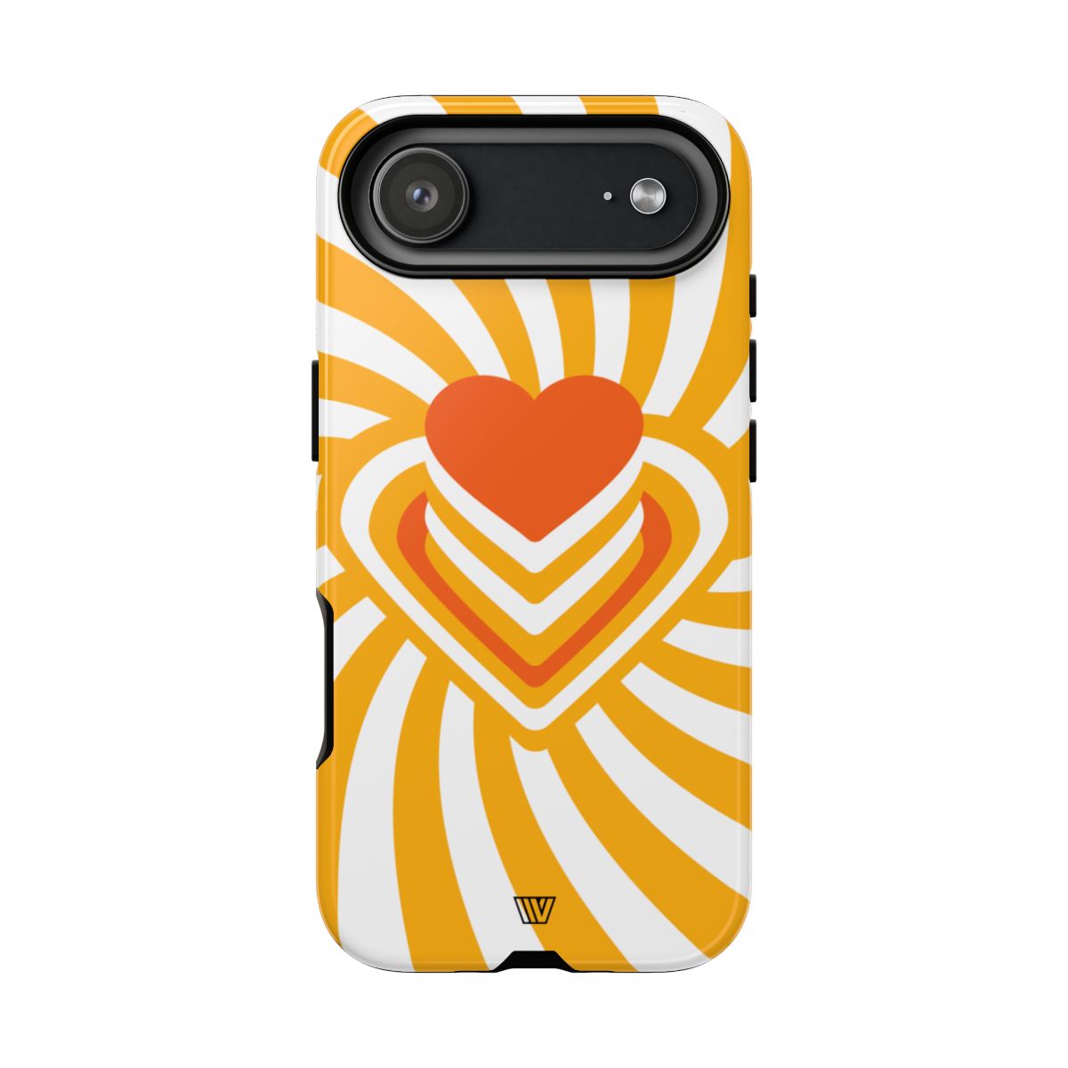 Tough Impact-Resistant Phone Case HEART RAY STACK