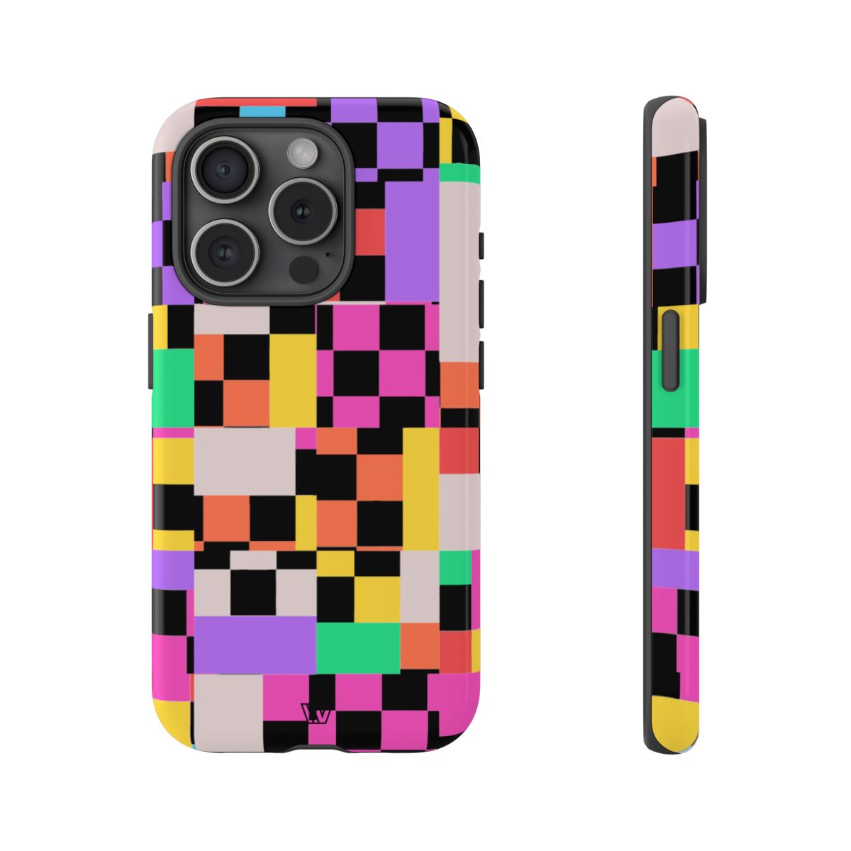 Mashed Up Checkerboard Tough Phone Case