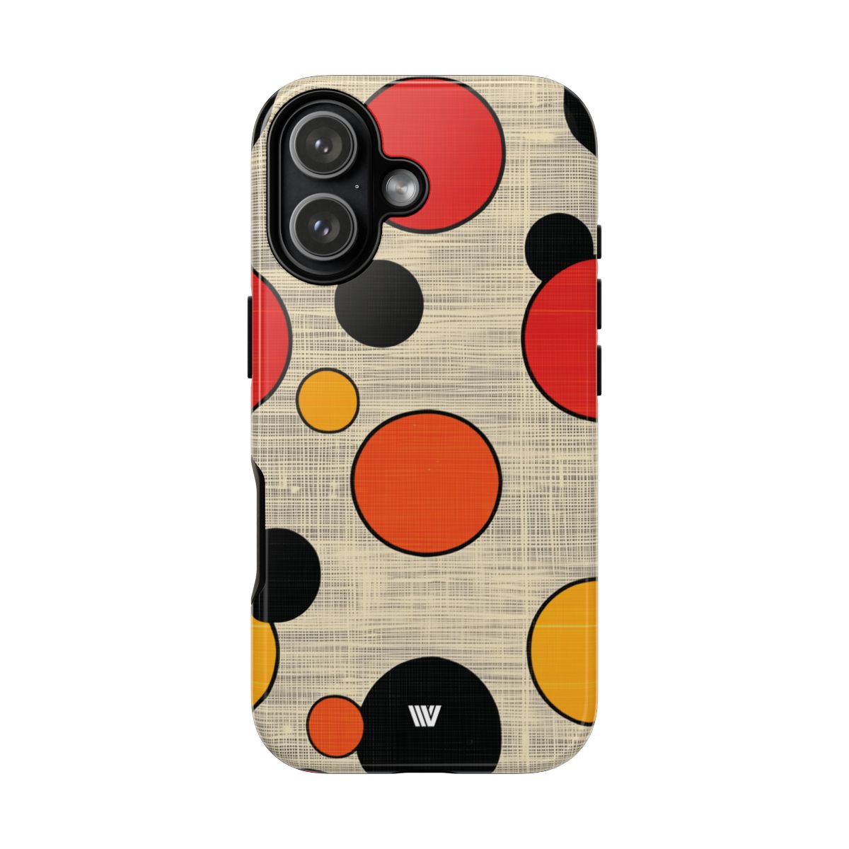 Tough Phone Case Mid-Century Dots Protective Cover