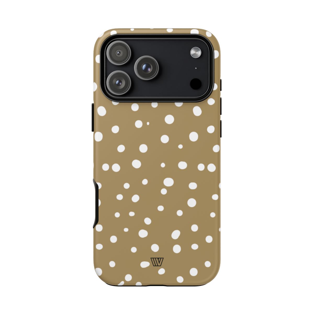 Dark Beige Dots Tough Phone Case