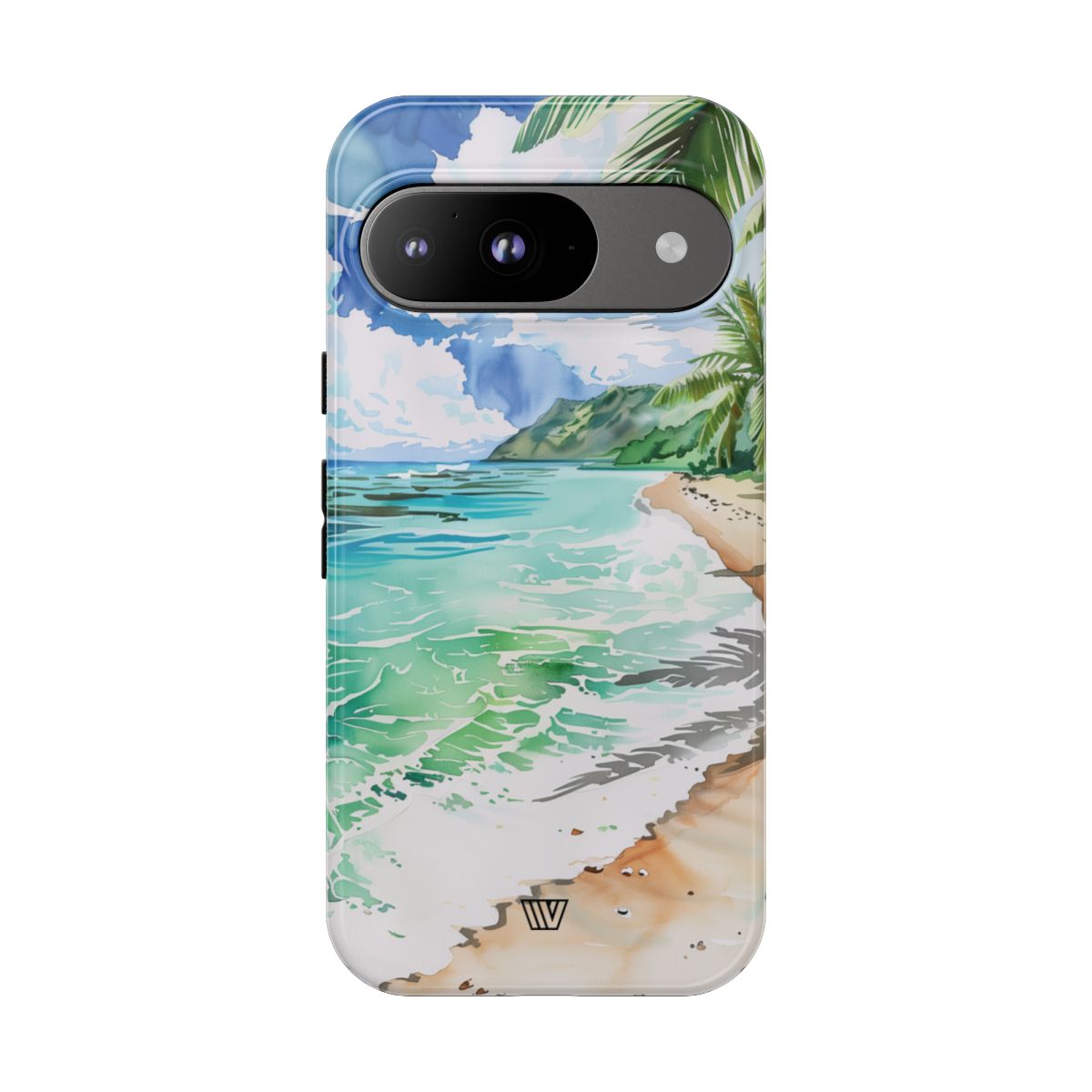 Watercolor Beach Tough Phone Case