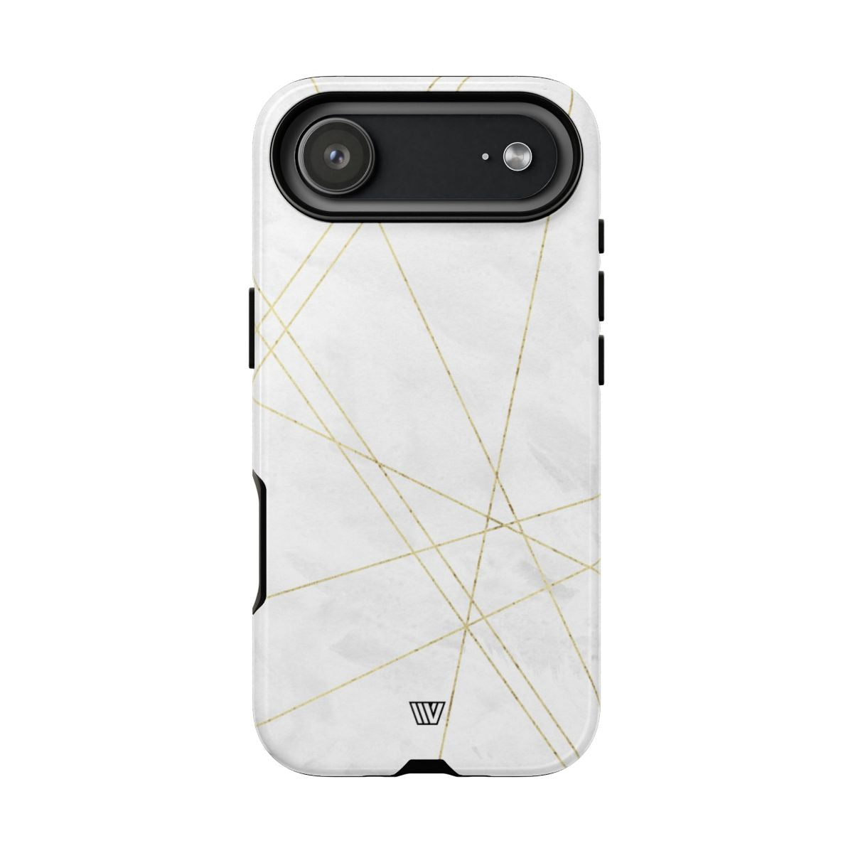Tough Phone Case Impact Resistant Dual-Layer Shell GOLD LINES