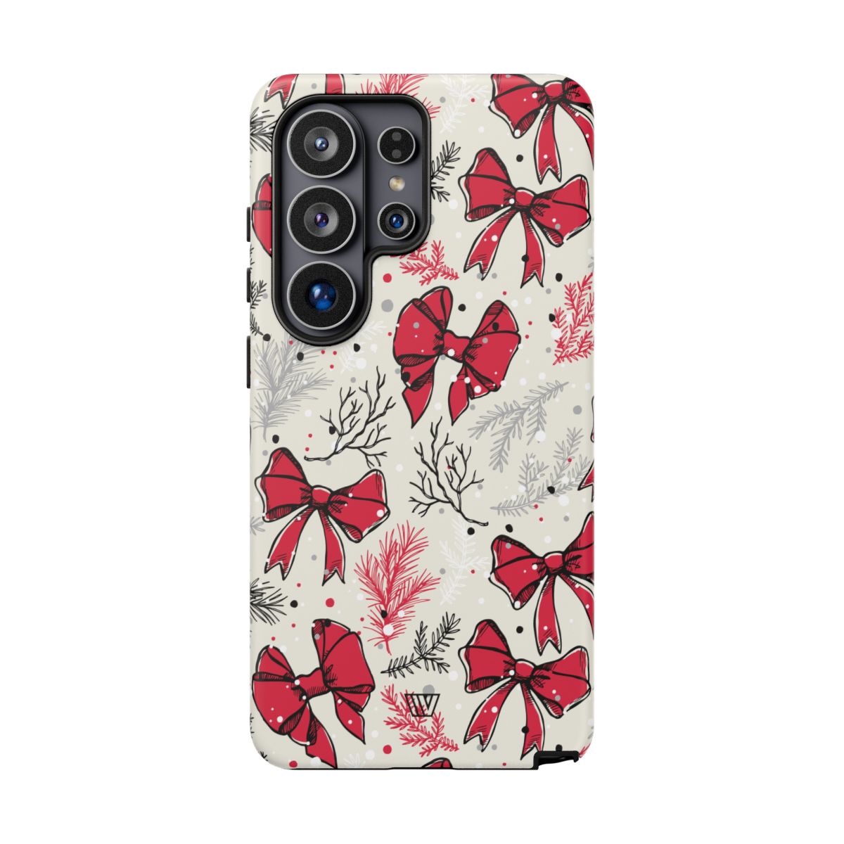 Tough Phone Case Impact-Resistant Dual Layer WINTER BOWS