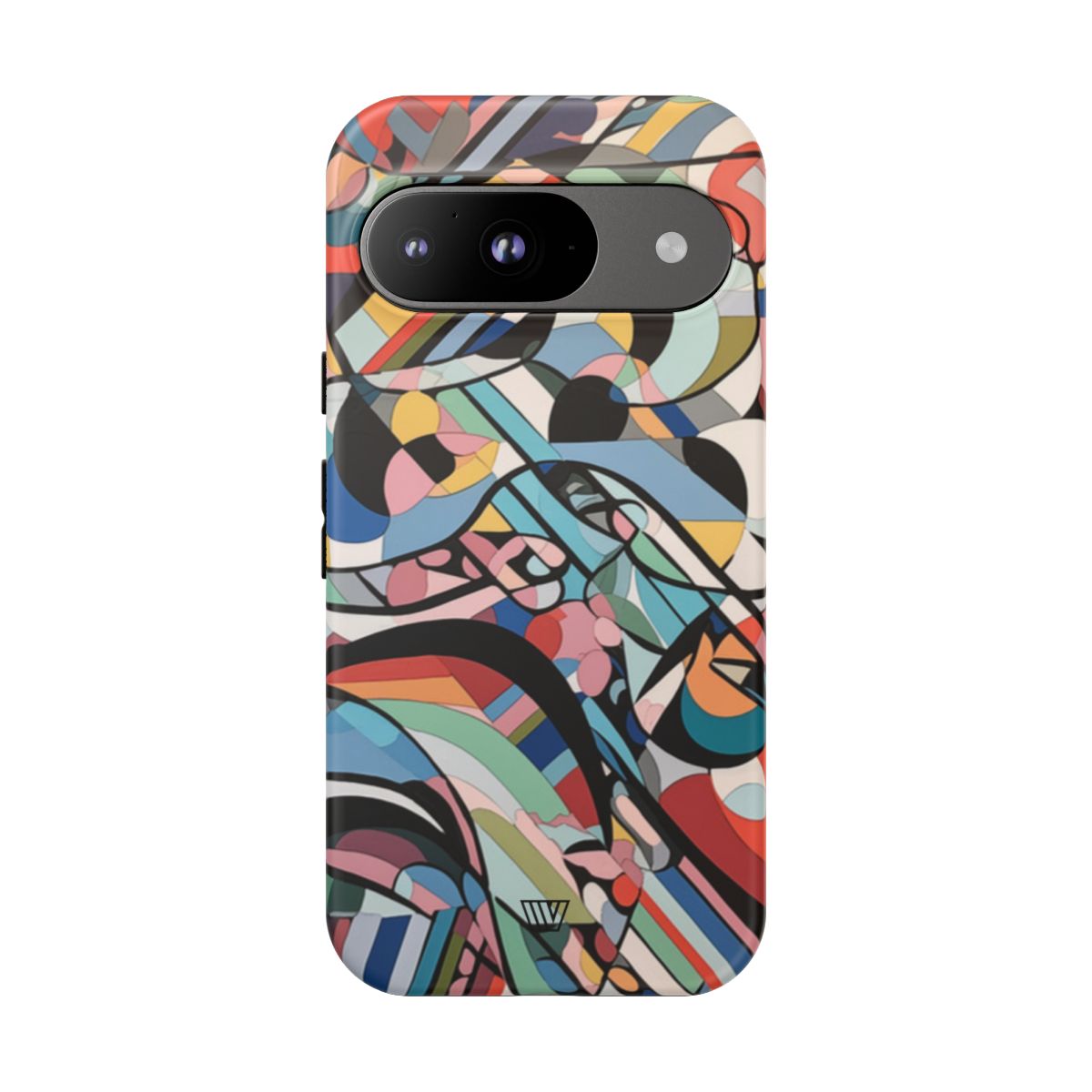 Abstract Mural Tough Phone Case Dual-Layer Protection