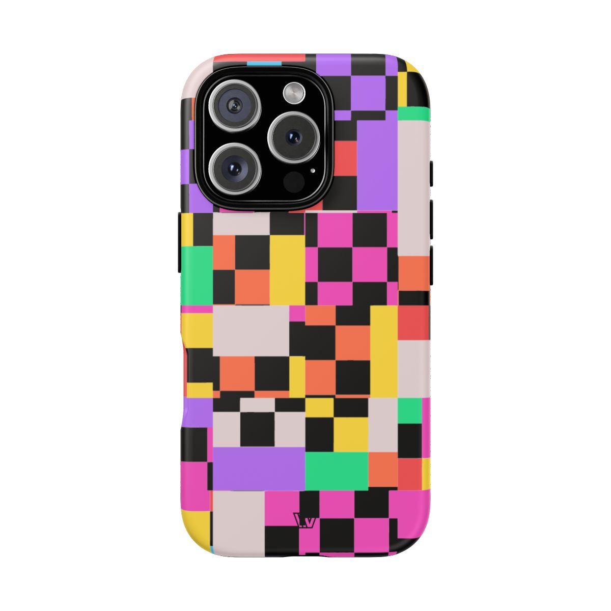 Mashed Up Checkerboard Tough Phone Case