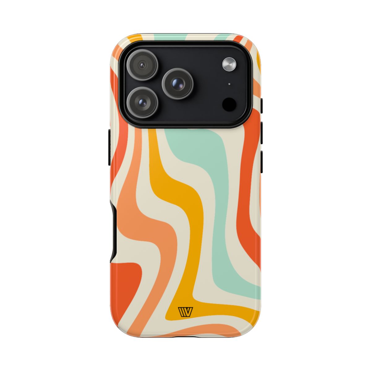 Retro Groovy Swirls Tough Phone Case