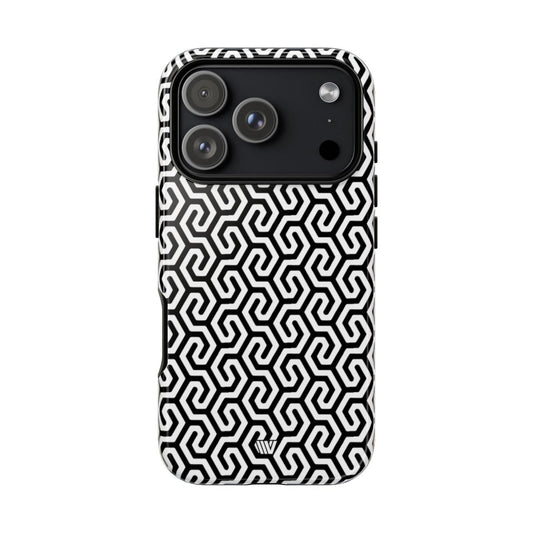 Tough Phone Case Dual-layer Protection TWISTED GRID