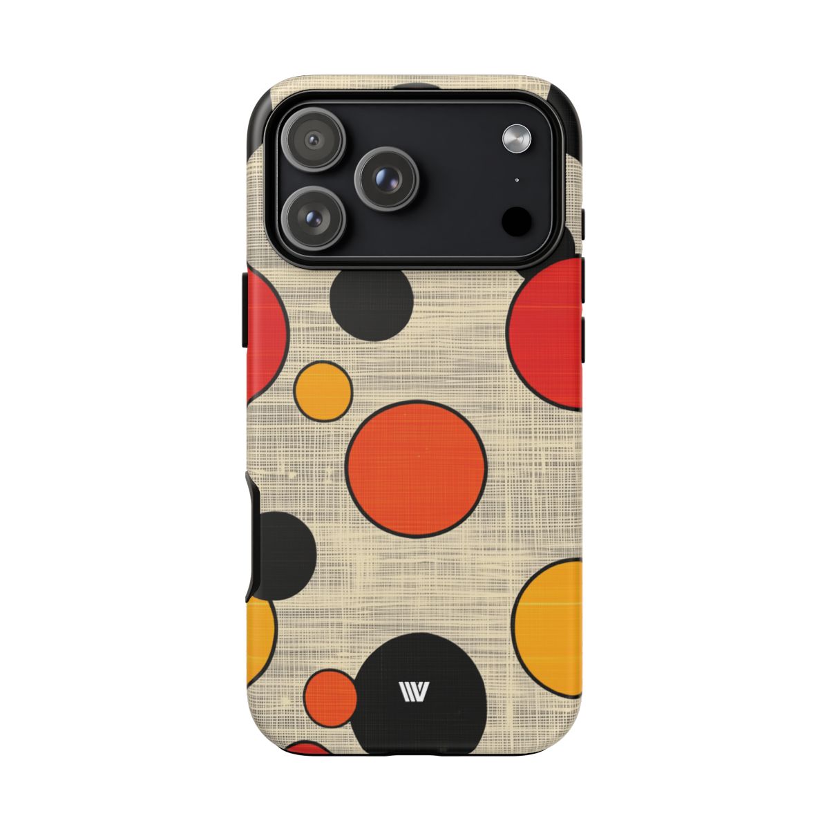 Tough Phone Case Mid-Century Dots Protective Cover