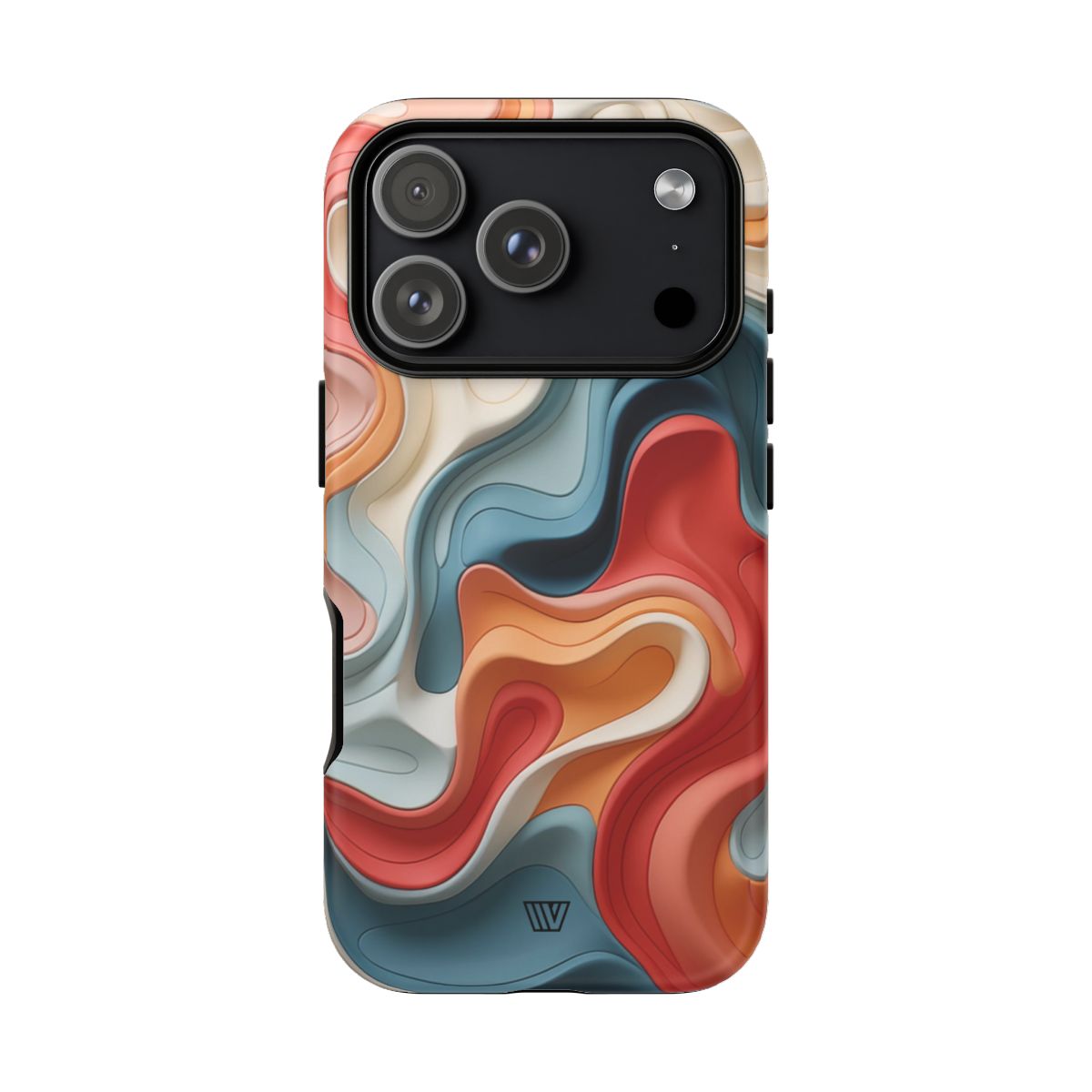 3D Colorful Clay Tough Phone Case