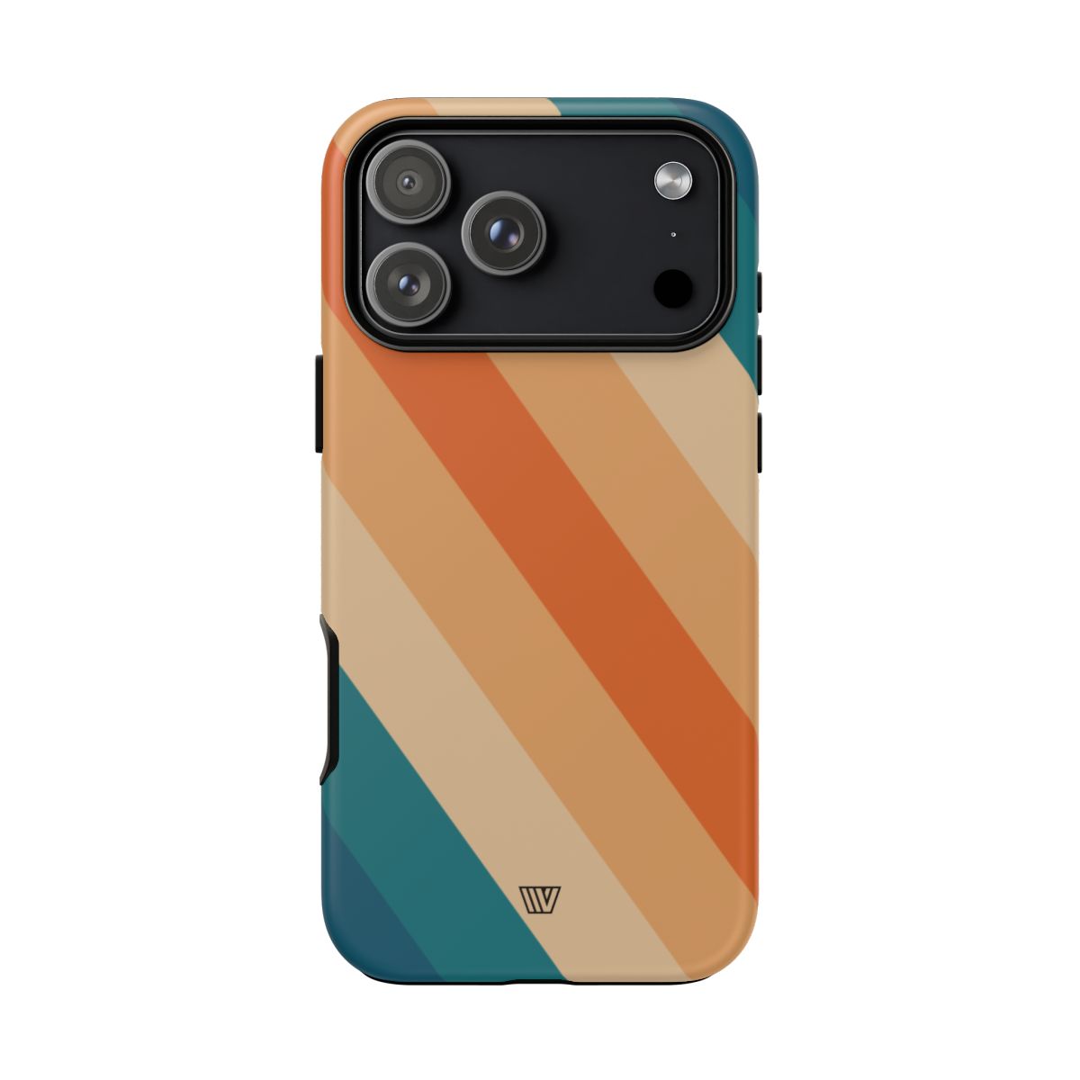 Retro Stripe Tough Phone Case 70s Style
