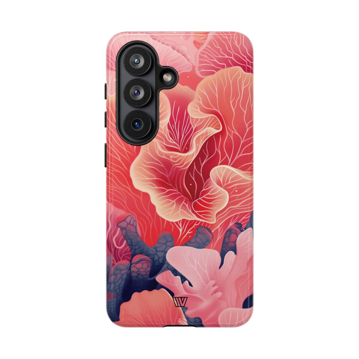 Pink Coral Tough Phone Case Dual-Layer Protection