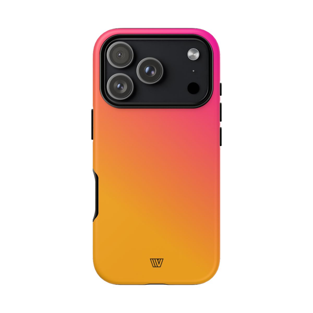 Hot Pink Orange Tough Phone Case